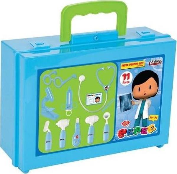 Pilsan 03-312 Pepee Doktor Seti Çantalı Eğitici Oyuncak - Image 1