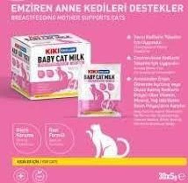 KIKI KEDİ SÜT TOZU 10 X 5 GR - Image 1