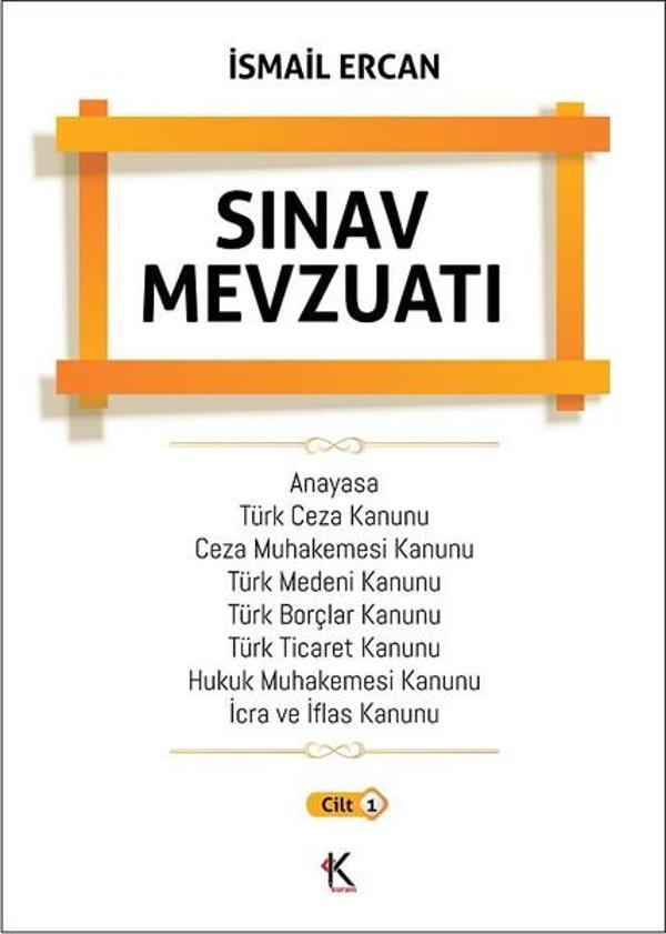 Sınav Mevzuatı Cilt 1 - Kuram - Image 1