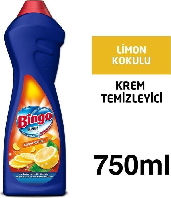 Bingo Limon Kokulu Krem Temizleyici 750 Ml - Image 1