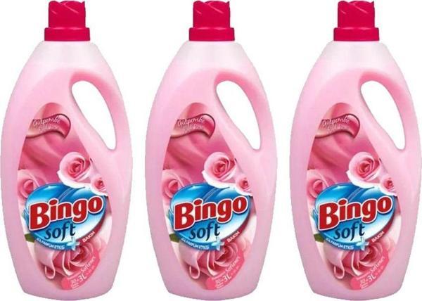 Bingo Soft 3Lt Gülpembe 3 Adet - Image 1