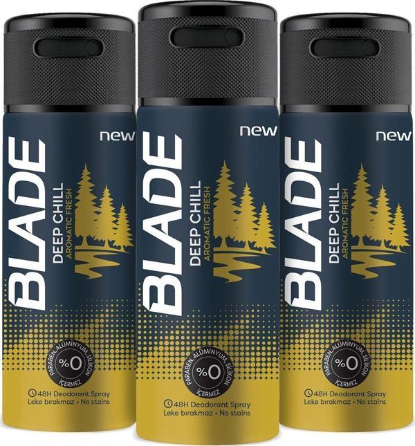 Blade Deep Chill Deodorant 3X150 Ml - Image 1
