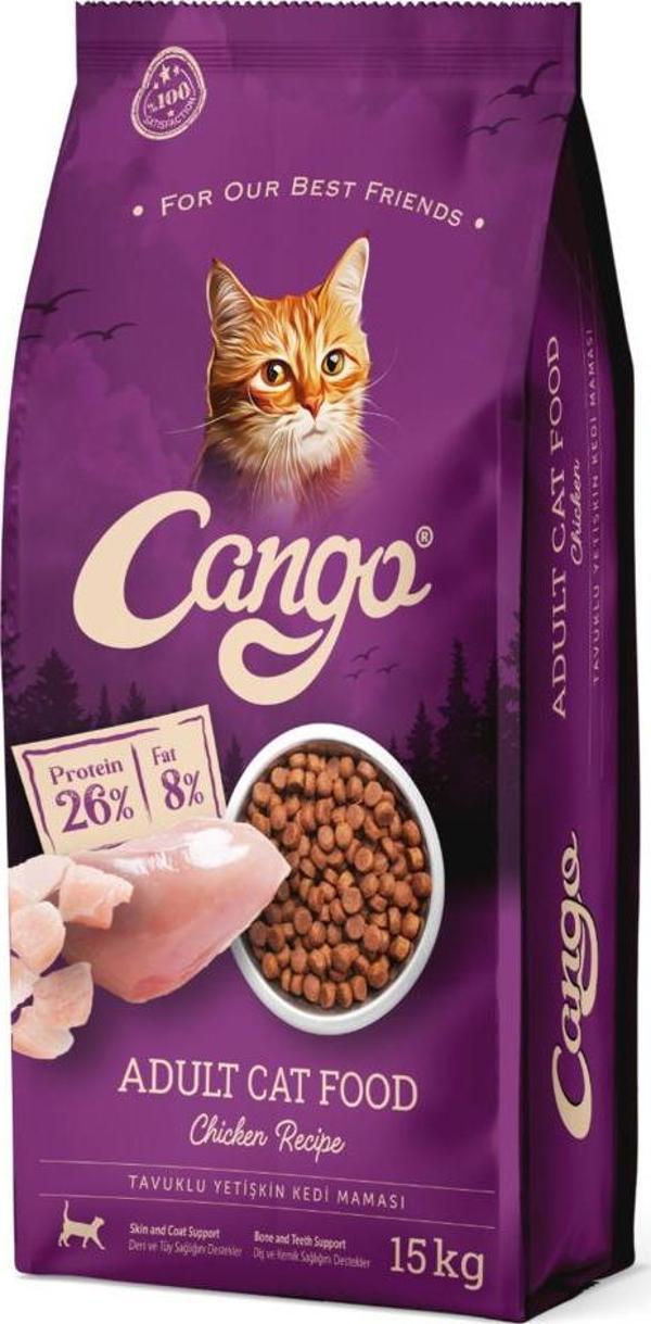 Cango 15 Kg Tavuk Etli Yetişkin Kedi Maması - Image 1