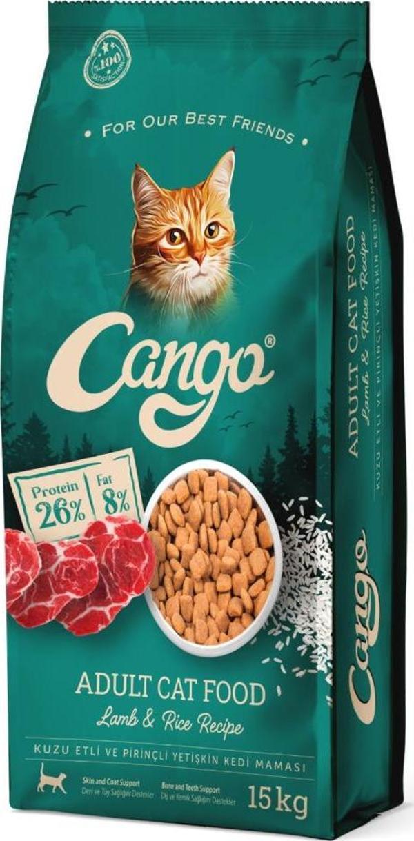 Cango Yetişkin Kedi Maması Kuzu Etli 15 Kg - Image 1