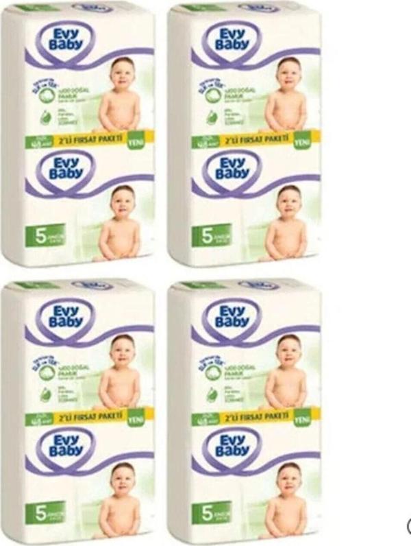 Evy Baby Bebek Bezi 5 Numara 11-18 Kg 176 Adet - Image 1
