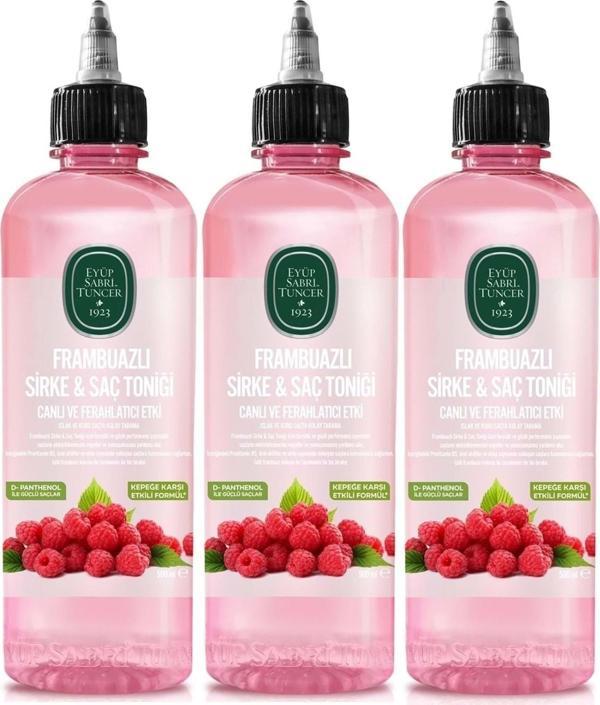 Eyüp Sabri Tuncer Saç Toniği 500 Ml Frambuazlı Sirkeli (3 Lü Set) - Image 1