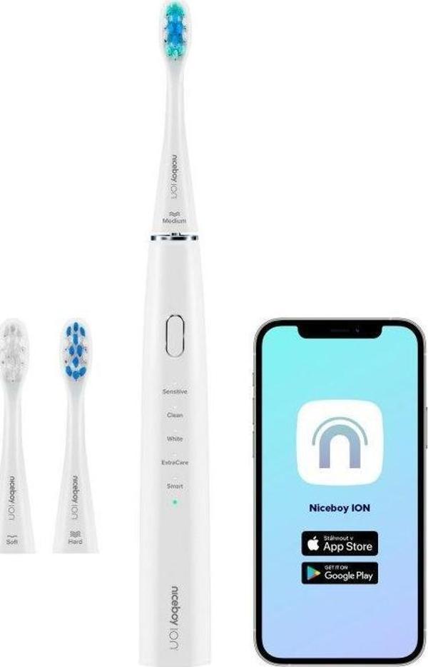 Niceboy ION SmartSonic Şarj Edilebilir Diş Fırçası - Beyaz - Image 1