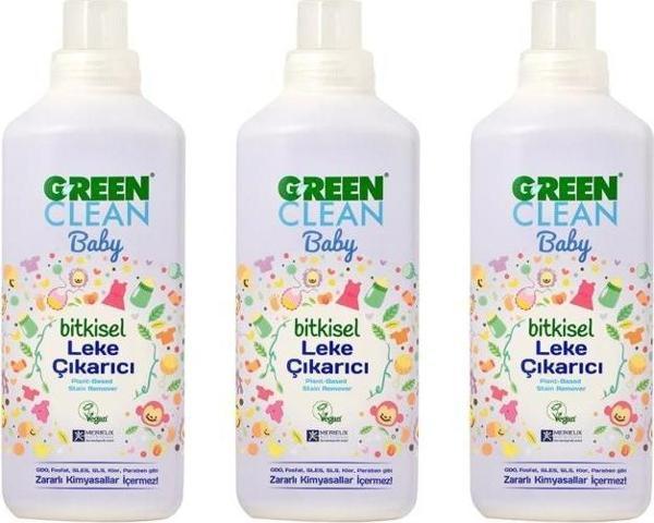 Green Clean 1 lt 3 Adet Ugc Baby Leke Çıkarıcı 1 Lt - Image 1