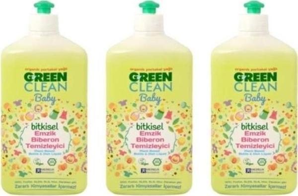 Green Clean Biberon Emzik Temizleyici 500 ml 3'lü - Image 1