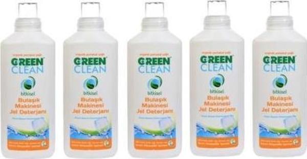 Green Clean Bitkisel Jel Bulaşık (Makine) Deterjanı 5 Adet - Image 1