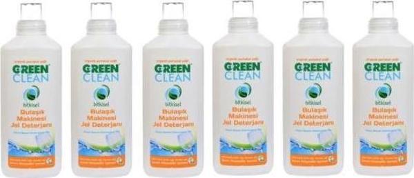 Green Clean Bitkisel Jel Bulaşık Makine Deterjanı 6 Adet - Image 1