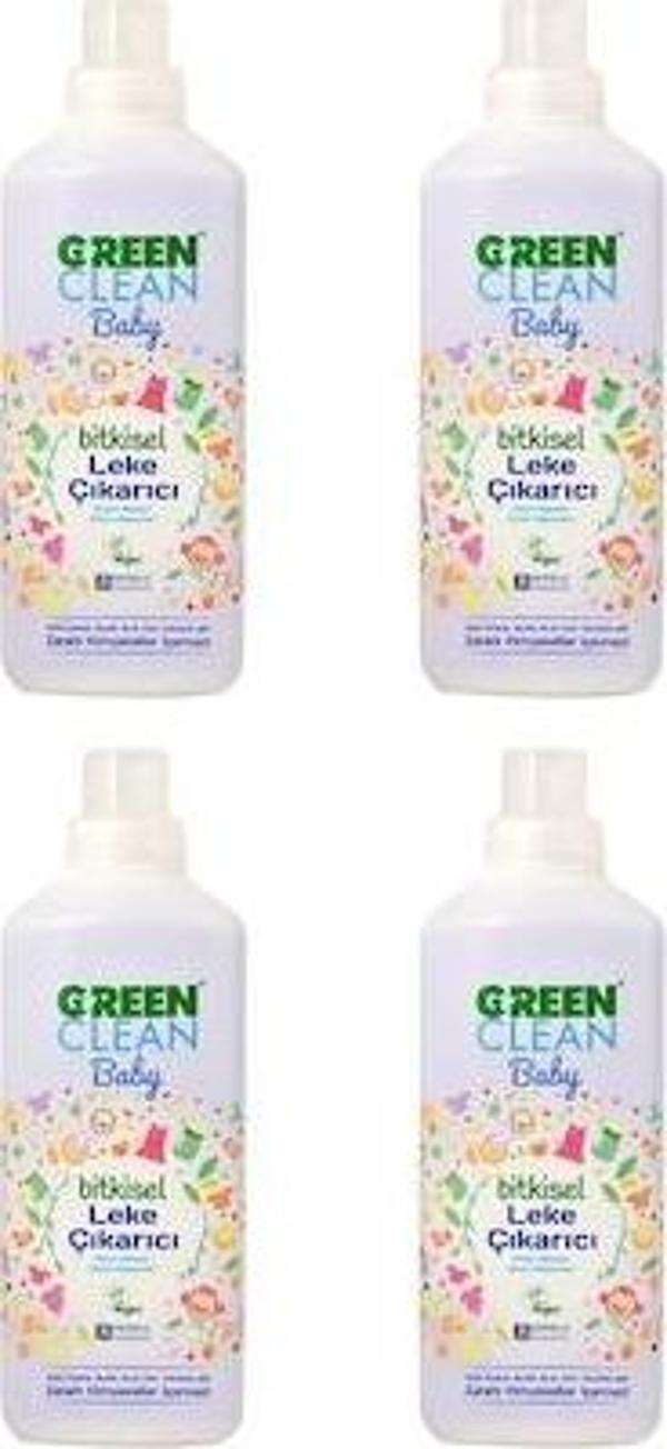 U Green Clean Baby Bitkisel Leke Çıkarıcı 1000 ml 4'lü Set - Image 1