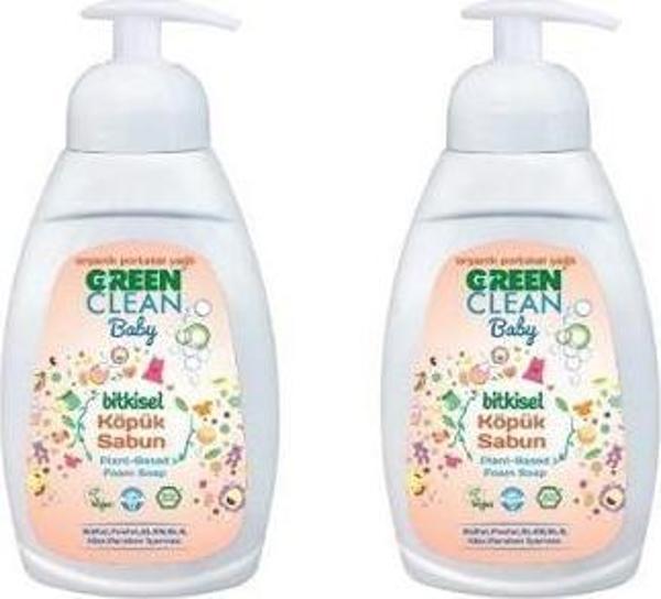 U Green Clean Baby Organik Portakal Yağlı Köpük Sabun 450 Ml 2'li Paket - Image 1