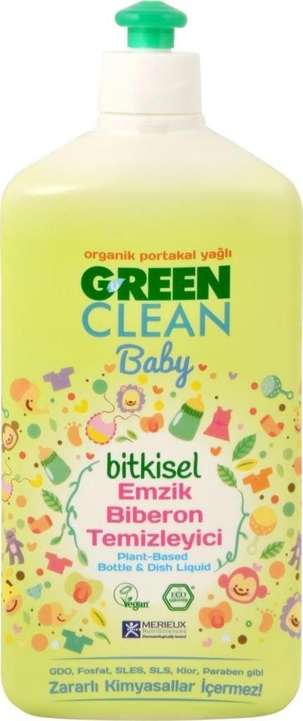 U Green Clean Bitkisel Emzik Biberon ve Oyuncak Temizleyici 500 ml - Image 1