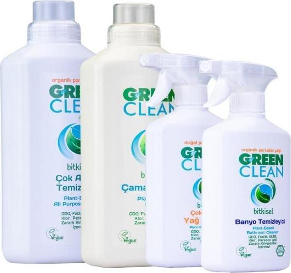 U Green Clean Bitkisel Ev Temizlik Seti 4' Lü - Image 1