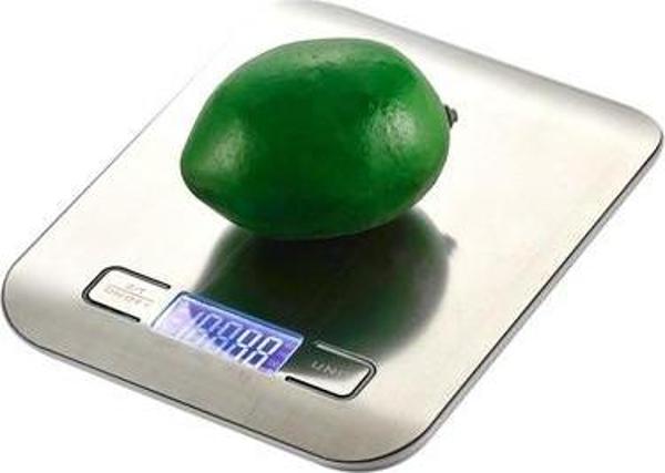 DİJİTAL PLATİN YUVARLAK MUTFAK TERAZİSİ 5KG. TF-1002  - Image 1