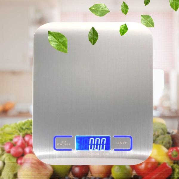 TF 1002 Hassas Ölçümlü Maksimum 5 Kg Kapasiteli Led Ekran Platin Dijital Mutfak Tartısı  - Image 1