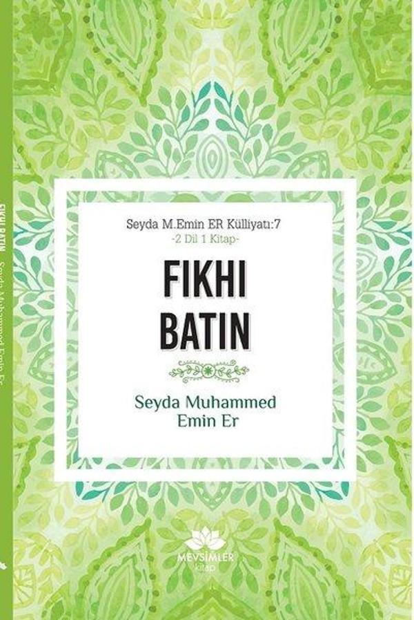 Fıkhı Batın-2 Dil 1 Kitap - Mevsimler Kitap - Image 1