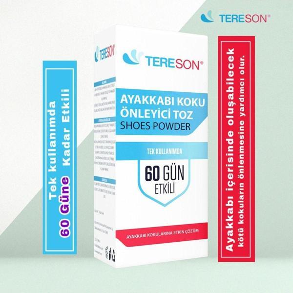 Tereson Ayakkabı Koku Önleyici Toz 1 Kutuda 10 Adet Tek Kullanımda 60 Güne Kadar Etkili - Image 1