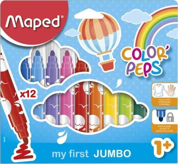 Maped Color Peps 24'lü Jumbo Keçeli Kalem 846222 - Image 1