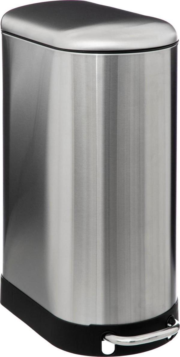 5five Simply Smart Ariane 30 Lt Slim Metal Çöp Kovaları Inox - Image 1
