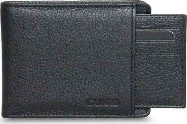 Guard Gizli Kart Bölmeli Siyah Hakiki Deri Erkek Cüzdan - GRD2403XW22179 - Image 1