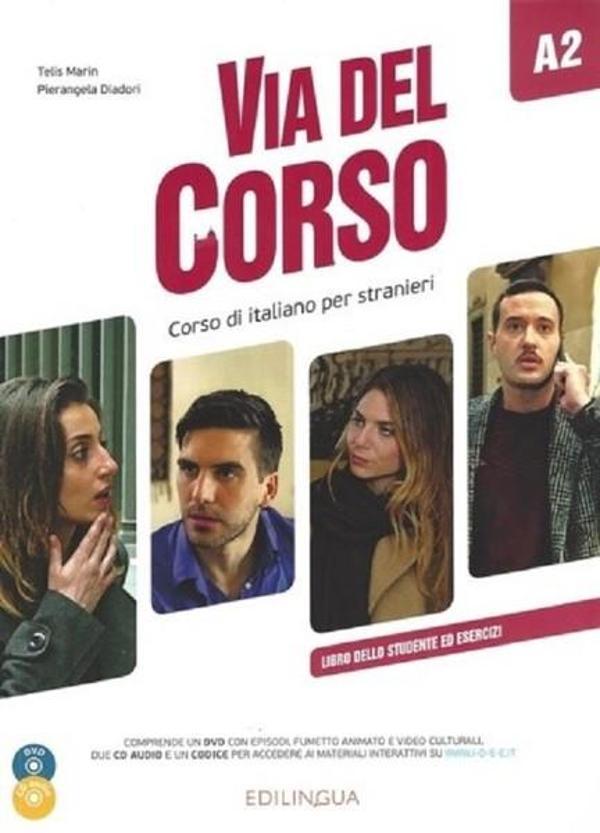 Via del Corso A2 Libro dello studente ed esercizi - Edilingua - Image 1