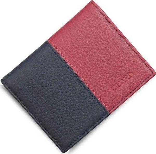 Guard Mat Lacivert/Kırmızı Deri Erkek Cüzdan - GRD2403XW22274 - Image 1