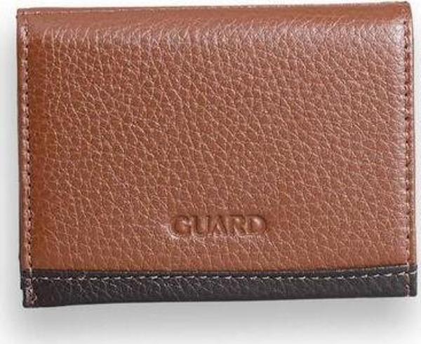 Guard Taba - Kahverengi Çift Renk Bölmeli Hakiki Deri Kartlık - GRD2403XW22576 - Image 1