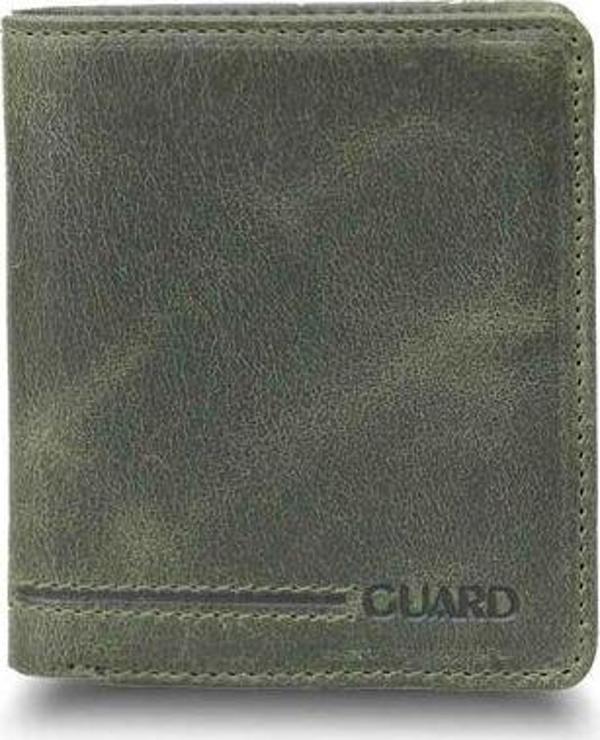 Guard Yeşil Tiguan Crazy  Minimal Spor Deri Erkek Cüzdanı - GRD2403XW22484 - Image 1