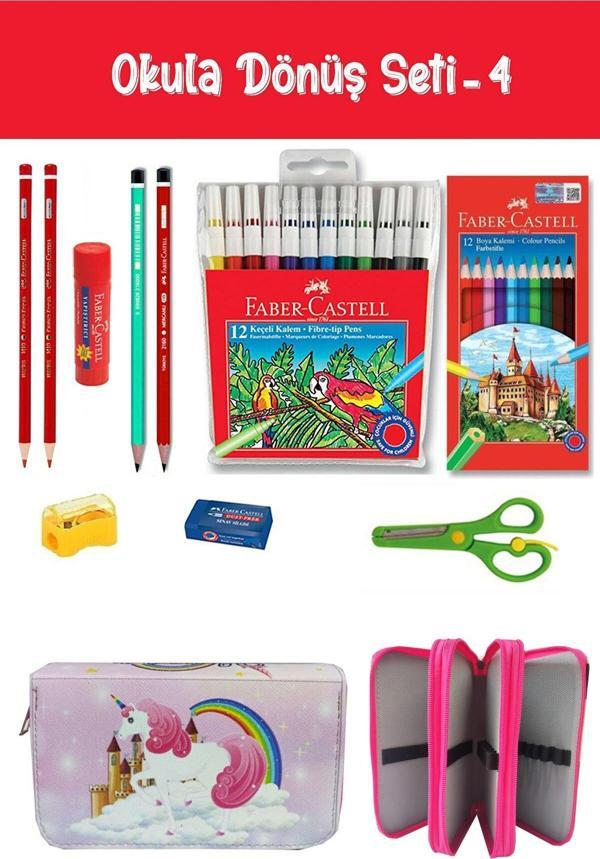 Kırtasiye Seti Unicorn Ülkesi Kalem Kutulu 11 Parça Okula Dönüş Set:4 - Image 1