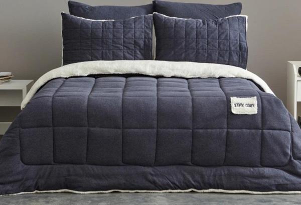 Karaca Home Stay Cozy Lacivert Çift Kişilik Cozyland Comfort Set - Image 1