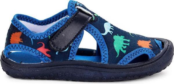 Kiko Kids Aqua Erkek/Kız Çocuk Sandalet Panduf Ayakkabı 2001 Animal Lacivert - Image 1