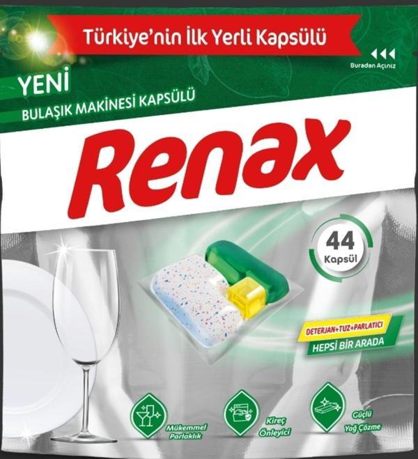 Renax Bulaşık Makinesı Kapsülü 44 Adet - Image 1