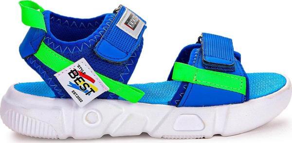 Kiko Kids Cırtlı Yürüyüş Kız/Erkek Çocuk Sandalet 200 Saks - Image 1