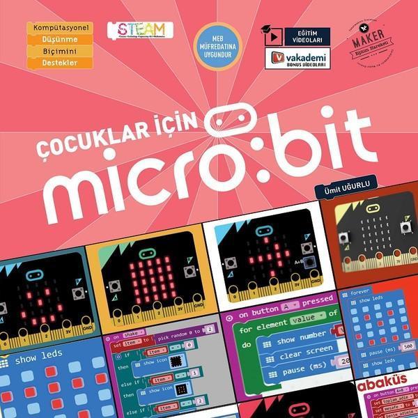 Çocuklar İçin Micro Bit Eğitim Videolu - Abaküs Kitap - Image 1