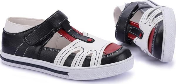 Kiko Kids Erkek Çocuk Sandalet Şb 26382805-06 Lacivert - Kırmızı - Image 1