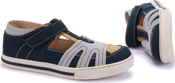 Kiko Kids Erkek Çocuk Sandalet Şb 26382805-06 Lacivert - Sarı - Image 1
