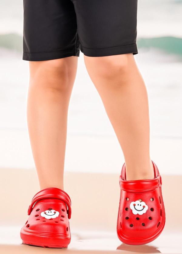 Kiko Kids Eva Plaj Havuz Okul Kreş Erkek Çocuk Terlik Twg 755-1 Kırmızı - Image 1
