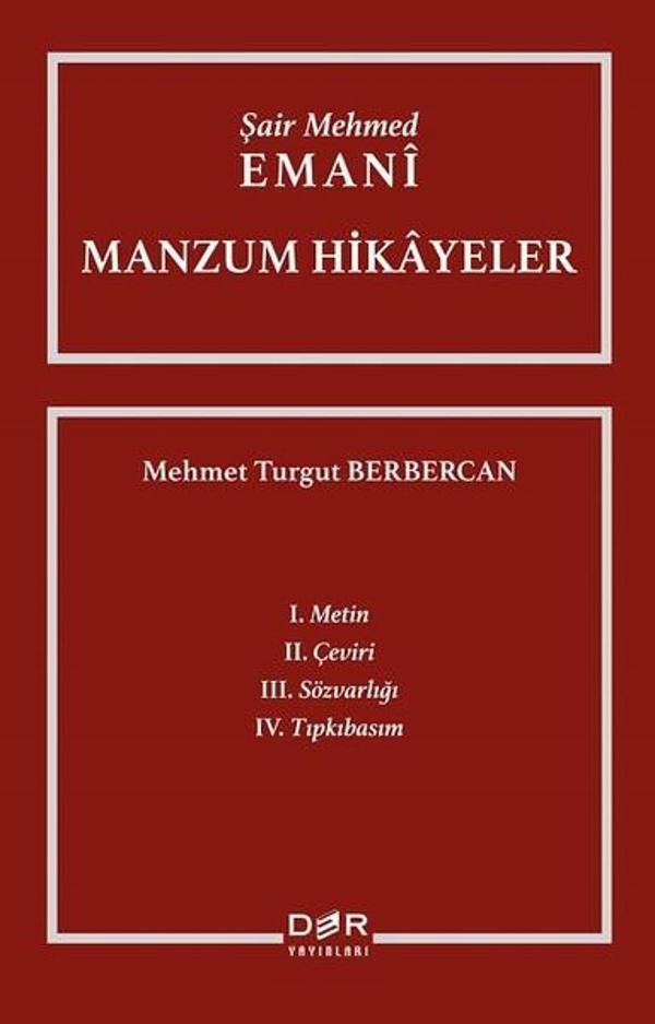 Şair Mehmed Emani-Manzum Hikayeler - Der Yayınları - Image 1