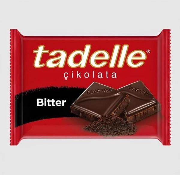 Kare Çikolata Bitter 60 gr x 6 Adet - Image 1