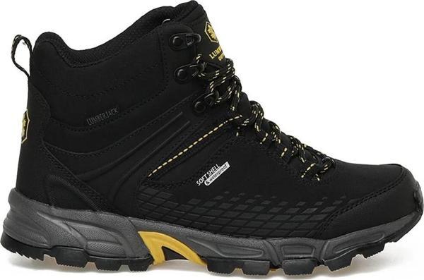 Lumberjack Flake Hi G Su Geçirmez Erkek Çocuk Bot Ayakkabı Siyah - Sarı - Image 1