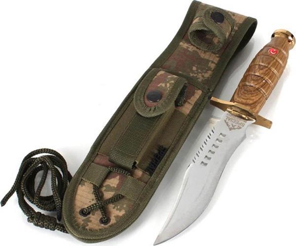 Special Komando Kasaturası Avcı Bıçağı Ceviz Saplı  - Image 1