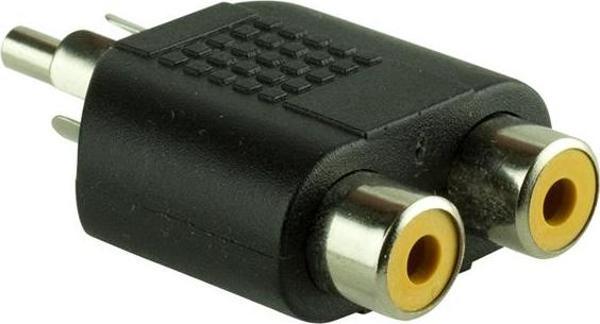 1 RCA ERKEK / 2 RCA DİŞİ ÇEVİRİCİ JACK  - Image 1