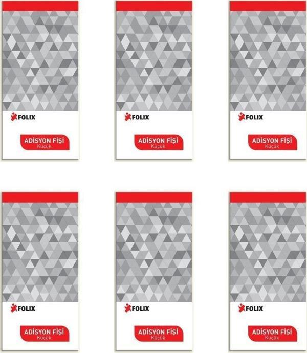 Folix Adisyon Fişi Küçük 7,5 x 15 cm Numaralı 12'Lİ - Image 1