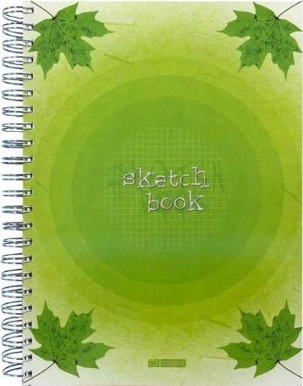 Özgün A4 Spiralli Double Kapak Sketchbook Defter 180 Yp. Kareli - Image 1