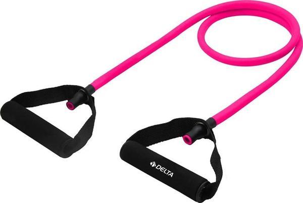 Delta 120 cm Tutacaklı Tam Sert 9*13 mm Pilates Direnç Lastiği - Image 1