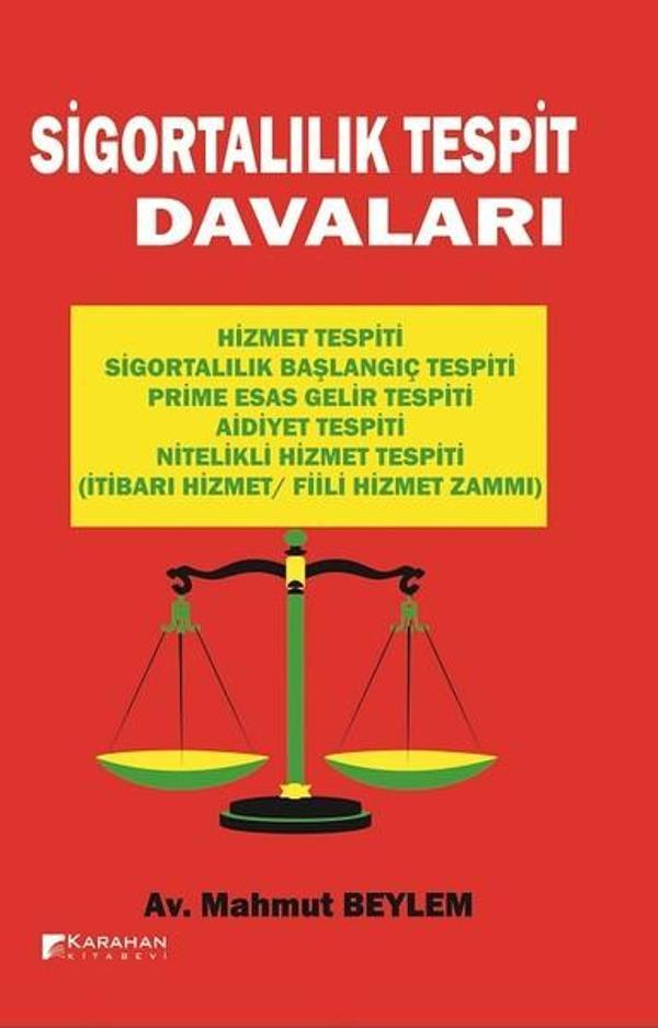 Sigortalılık Tespit Davaları - Karahan Kitabevi - Image 1