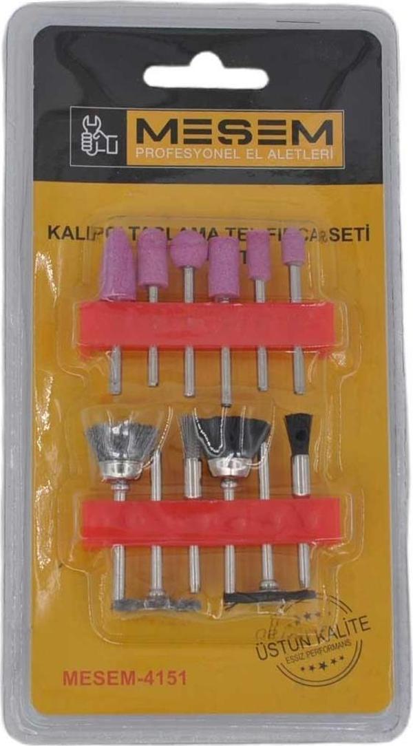 12&apos;li Kalıpçı Taşlama Uçları Seti Tel Fırça Gravür Uçları Seti  - Image 1