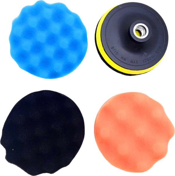 115 MM 9 ADET  POLİSAJ SÜNGER SETİ  - Image 1